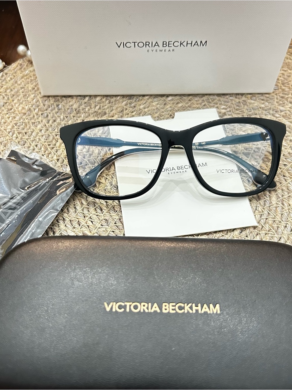 Victoria Beckham Black Eyeglass  Frames